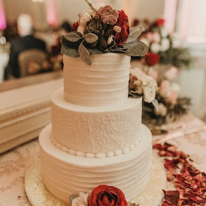 Nach Maß, um Kuchen-künstliche Blumen zu bestellen