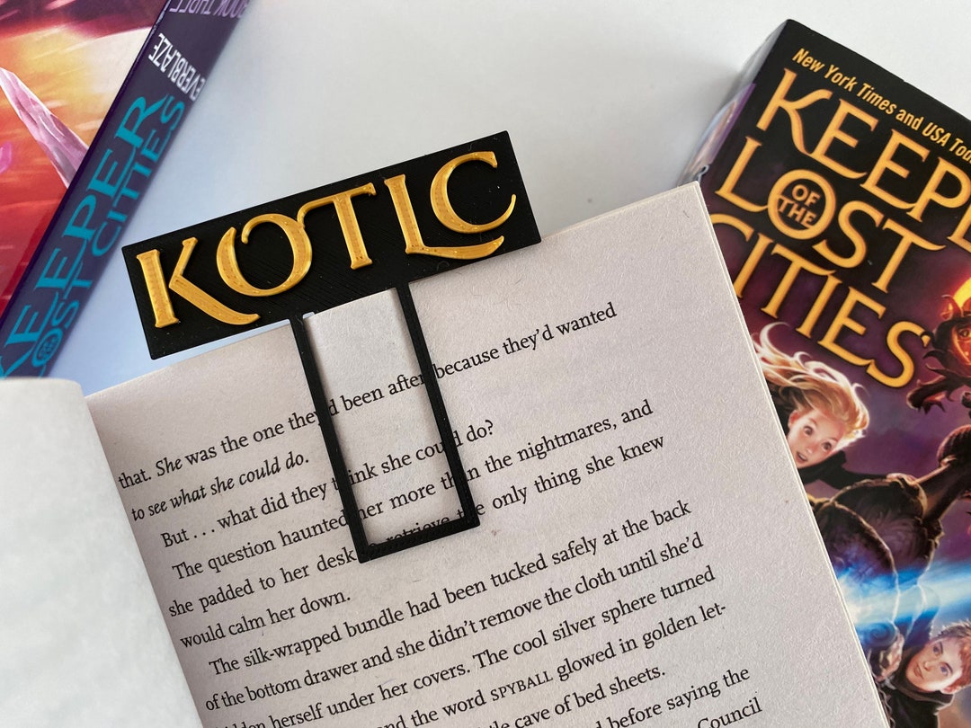 Clipon Bookmark Keeper of the Lost Cities Inspired Kotlc Gift 3d