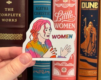 Little Women Jo Speech | Water Resistant Sticker