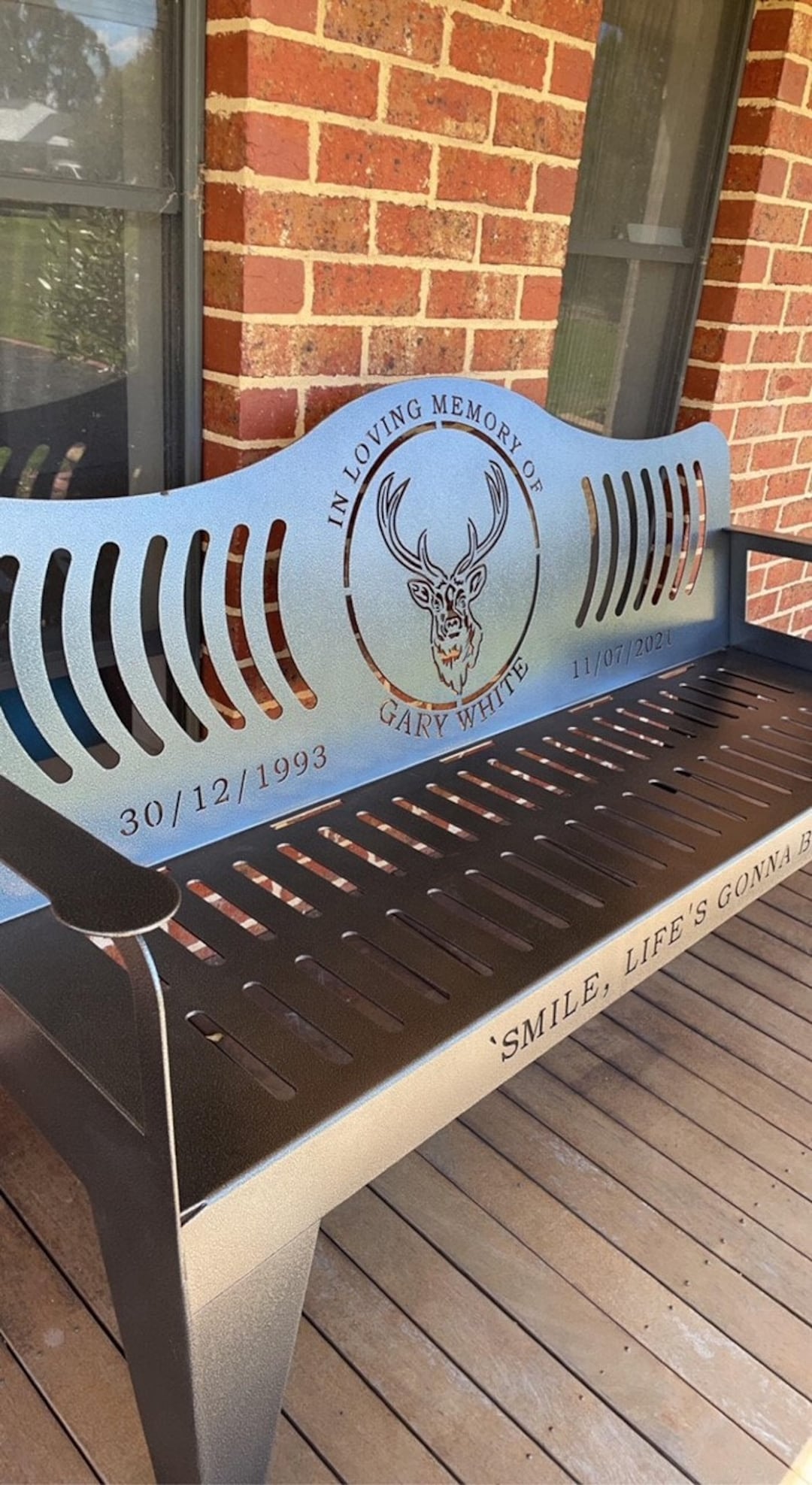 Garden Bench Dxf Svg - Etsy