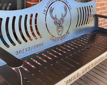 Garden bench dxf svg