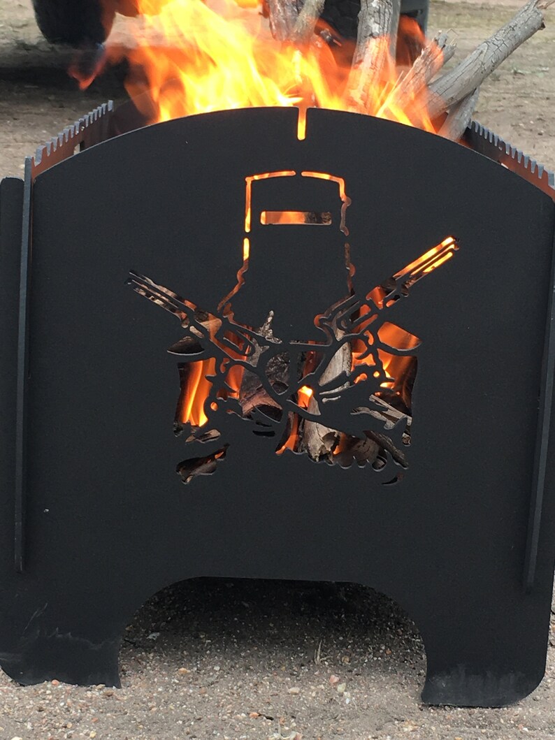 Fire Pit DXF SVG Fold Flat Camping and Caravan Etsy