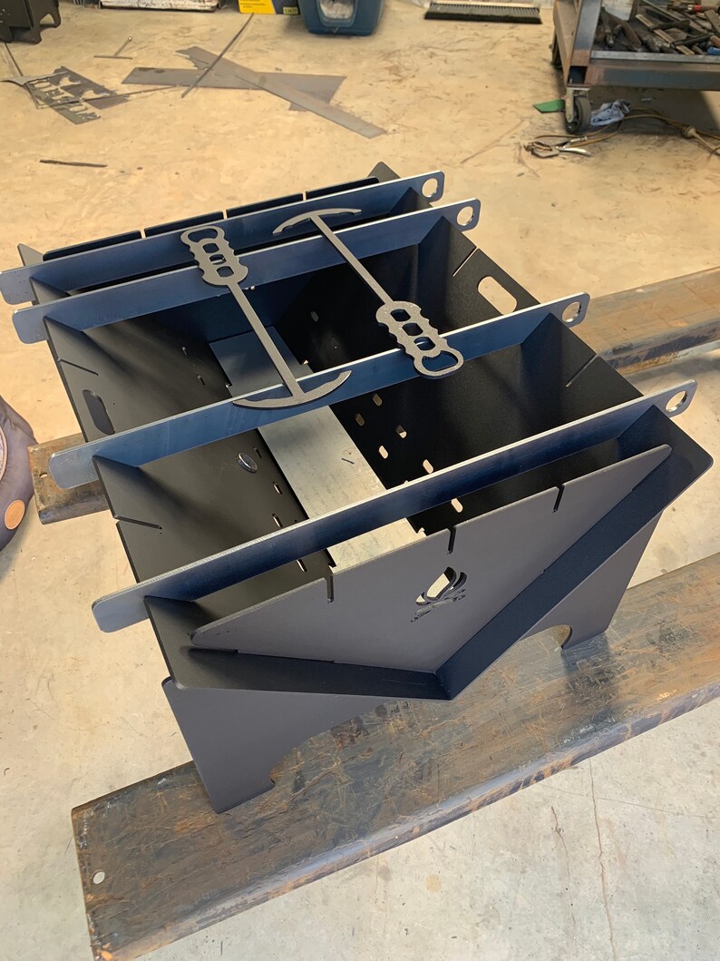 Fire Pit Folding DXF SVG Fold Flat Fire Pit Caravan and Etsy Australia