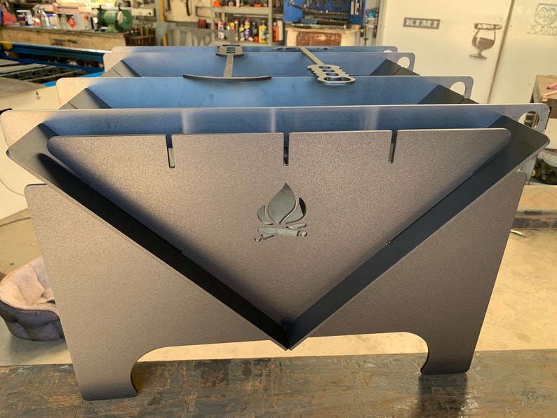 Fire Pit Folding DXF SVG Fold Flat Fire Pit Caravan and Etsy Australia