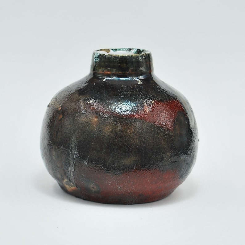 Raku Japonais Poterie Vase Ikebana conteneur Céramique vase Etsy