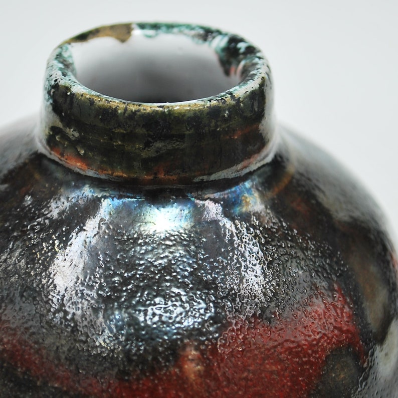 Raku Japonais Poterie Vase Ikebana conteneur Céramique vase Etsy