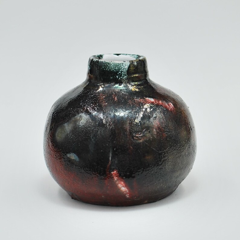 Raku Japonais Poterie Vase Ikebana conteneur Céramique vase Etsy