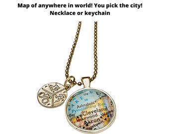 Triathlon Jewelry, Triathlon Necklace, Triathlon Keychain, CUSTOM Map Pendant Anywhere in World, Gift for Triathlete, Ironman Jewelry