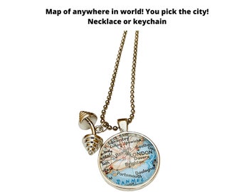 Weightlifting Jewelry, Gym Jewelry, Bodybuilder Jewelry, CUSTOM Map Pendant of Anywhere in World, Gift for Athletes