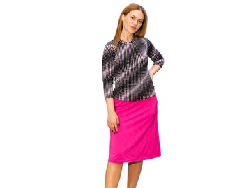 Long Swim Skirt, UPF 50+ Sun Protection, Modest Swimwear