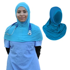 Medical Hijab, Hijab for Stethoscope, Hijab for Doctors, Hijab for Nurses, Hijab for Dentists, Hijab for Face Mask, Instant Hijab