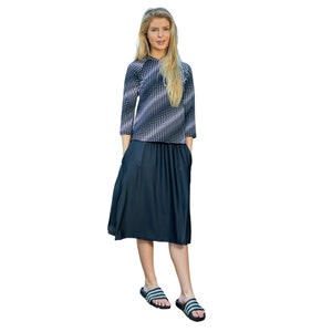 Modest Swim Skirt Exercise Skirt Running Skirt Black Golf Skirt Tennis Skirt with Pockets