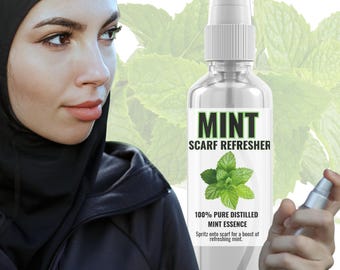 Mint Hijab Mist: Natural Odor Eliminator & Refresher