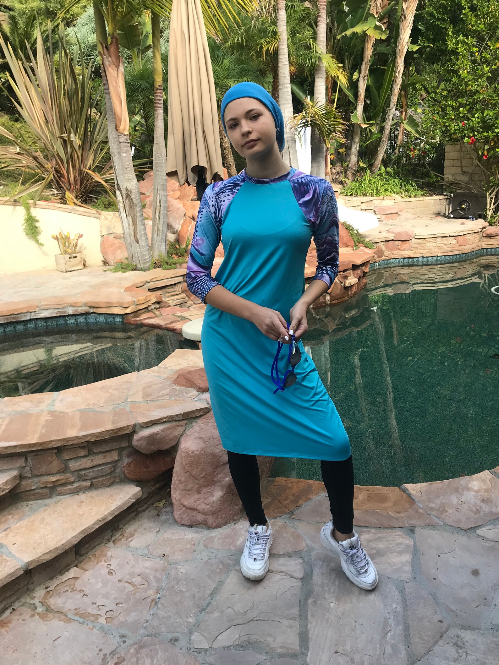 Athletic Head Covering Sports Head Scarf Snood Tichel Snood Mitpachat