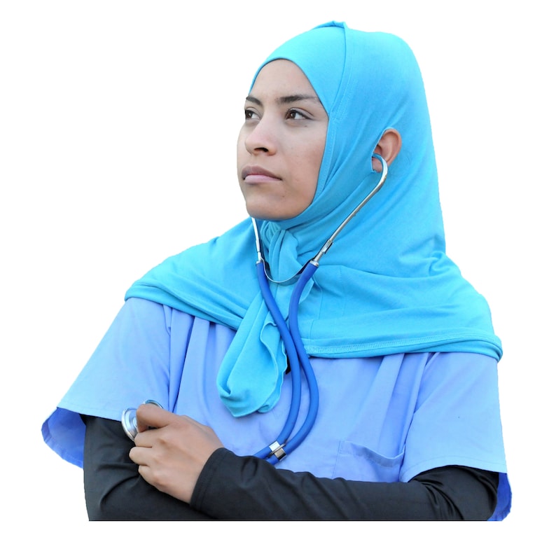 Medical Hijab Hijab for Stethoscope Hijab for Doctors Hijab Etsy