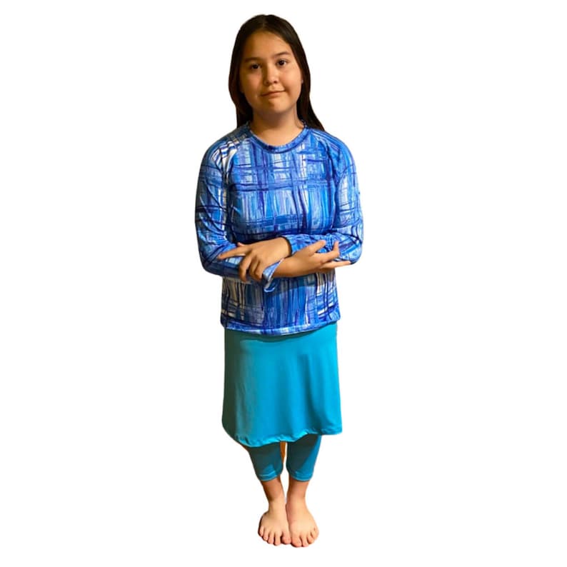 Mix /& Match Sz S-XXL Islamic Girls Burkini Complete Swim Set swim skirt with leggings Girls Modest Swimwear swim shirt Tznuit Swimsuit