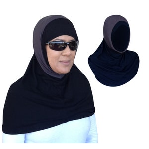 Hijab with Pocket, Hijab for Bluetooth, Hijab for Face Masks, Hijab for Airpods, Hijab for Hearing Aids, Hijab for Glasses, Exercise Hijab, image 1