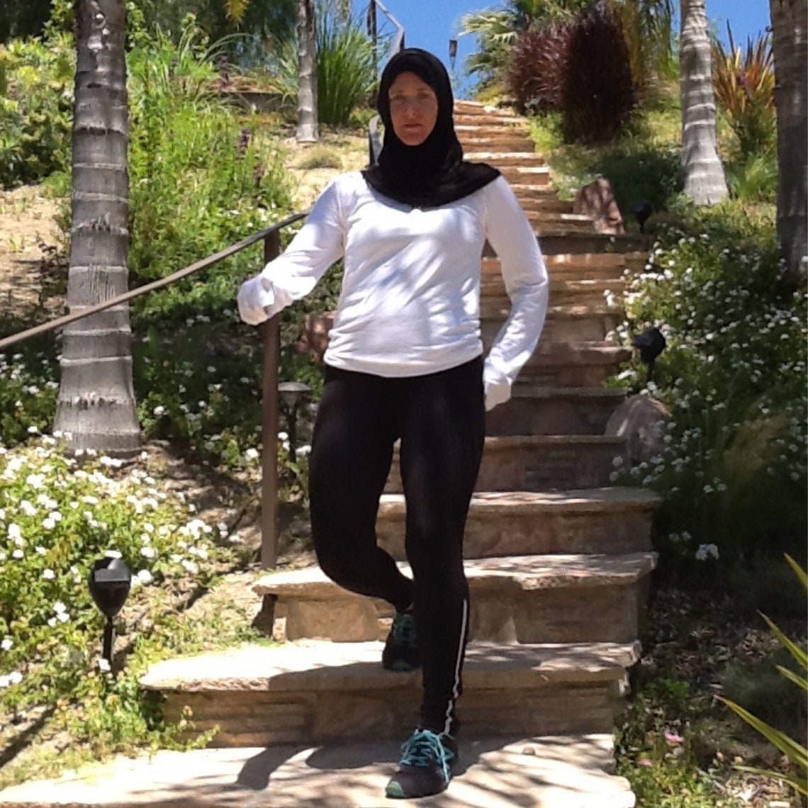 Running Hijab, Sports Hijab, Hijab for Runner, Activewear Hijab, Hijab