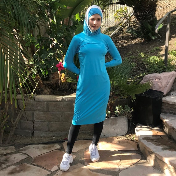 Sombreado Condición previa Tan rápido como un flash Traje de baño islámico Burkini Vestido de baño musulmán - Etsy España