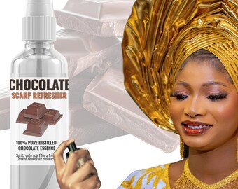Chocolate Brownie Scented Scarf Refresher Mist for Head Wraps