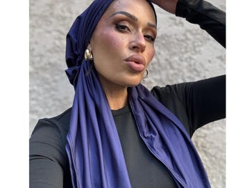 Pre-Tied Swim Headwrap Tichel Turban Headscarf Nonslip FREE SHIPPING