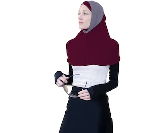 Modal Cotton Al Amira Hijab with Pocket & Ear Holes