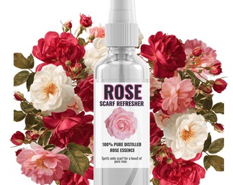 Rose Scarf Refresher Mist: Pure Rose Essence Odor Eliminator
