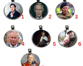 King Charles Coronation Pendant: Silver Plated Royal Memorabilia
