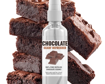 Chocolate Indulgence Scarf Refresher Mist: Natural Odor Eliminator for tichel  mitapachat head scarf headwrap