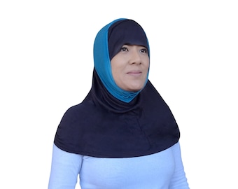 Modal Cotton Hijab with Ear Holes & Pocket, Al Ameera Style