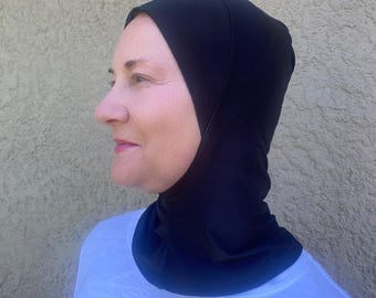 Modest Swim Hijab: UPF 50+ Full Coverage - Made in USA