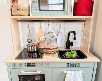 See-Through Play Kitchen Stickers, Fits Ikea Duktig