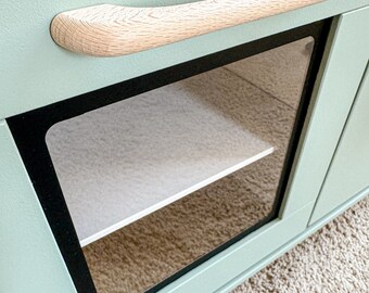 Oven Borders, Fits on Ikea Duktig, Play Kitchen, Oven Decal, Oven Sticker, See through stickers