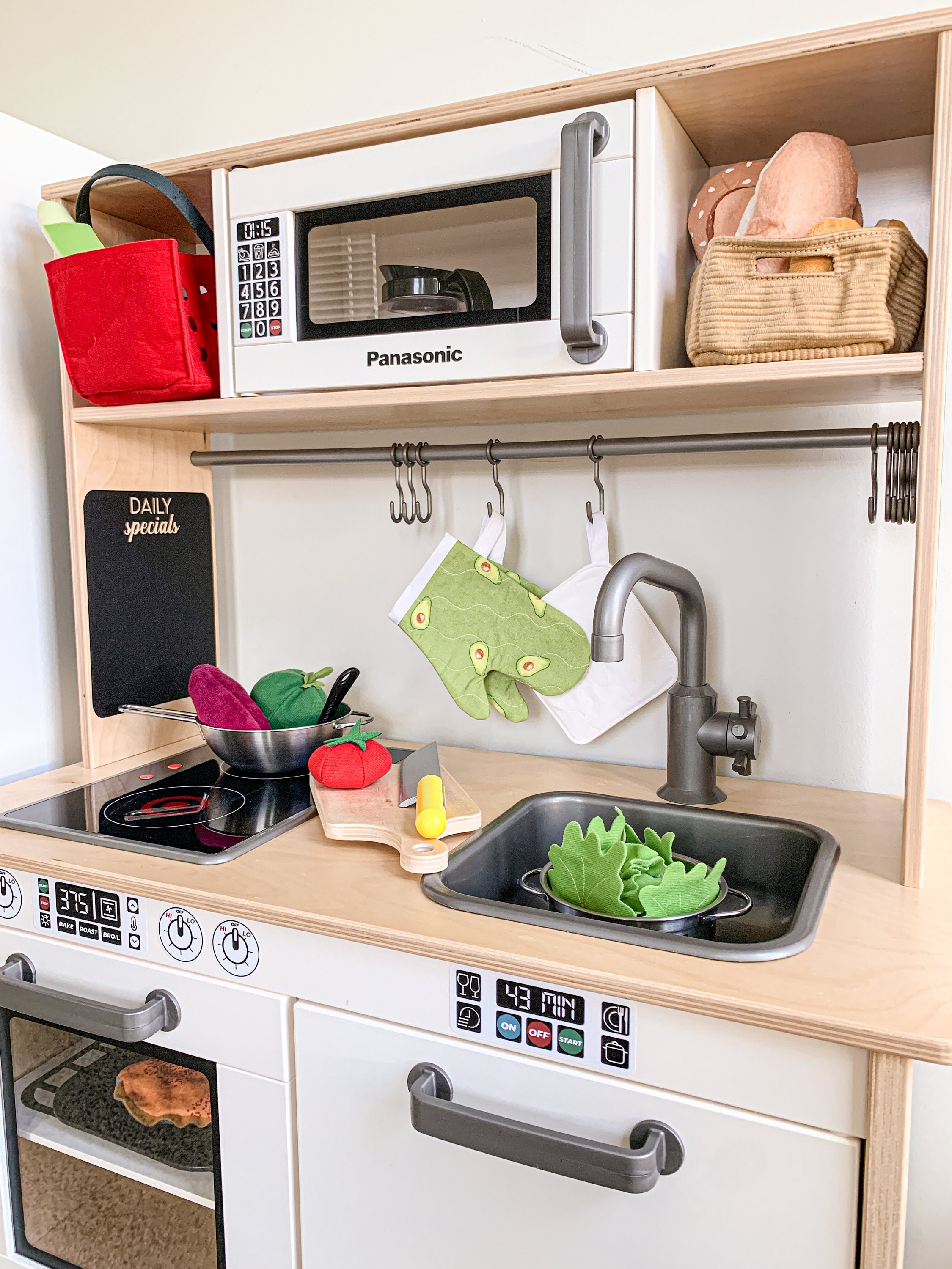 Mini Chalkboard Sticker, Play Kitchen Stickers, 3 Types, Fits on Ikea ...