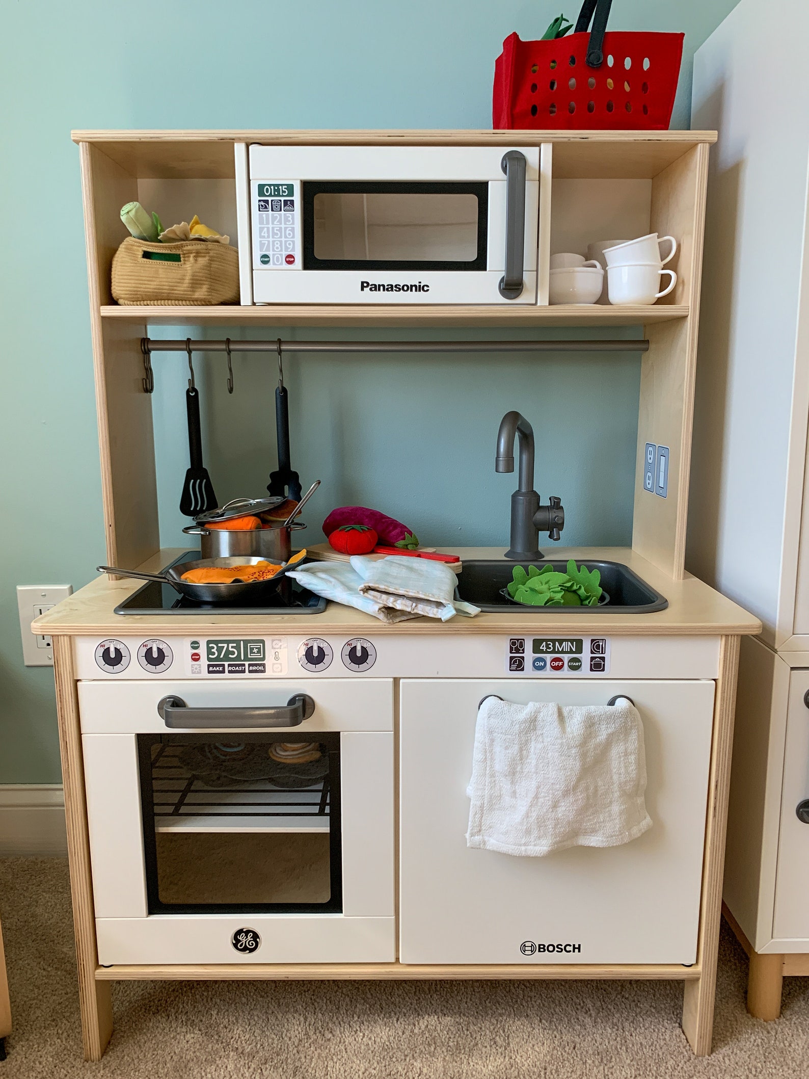 Play Kitchen Stickers Decal Set Mix and Match Fits on Ikea Etsy