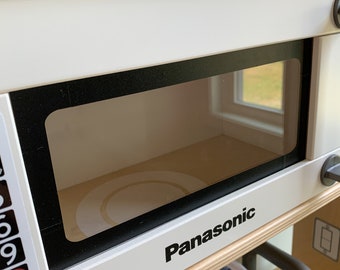 Microwave Borders, Fits on Ikea Duktig, Play Kitchen, Microwave Decal, Mircowave Sticker