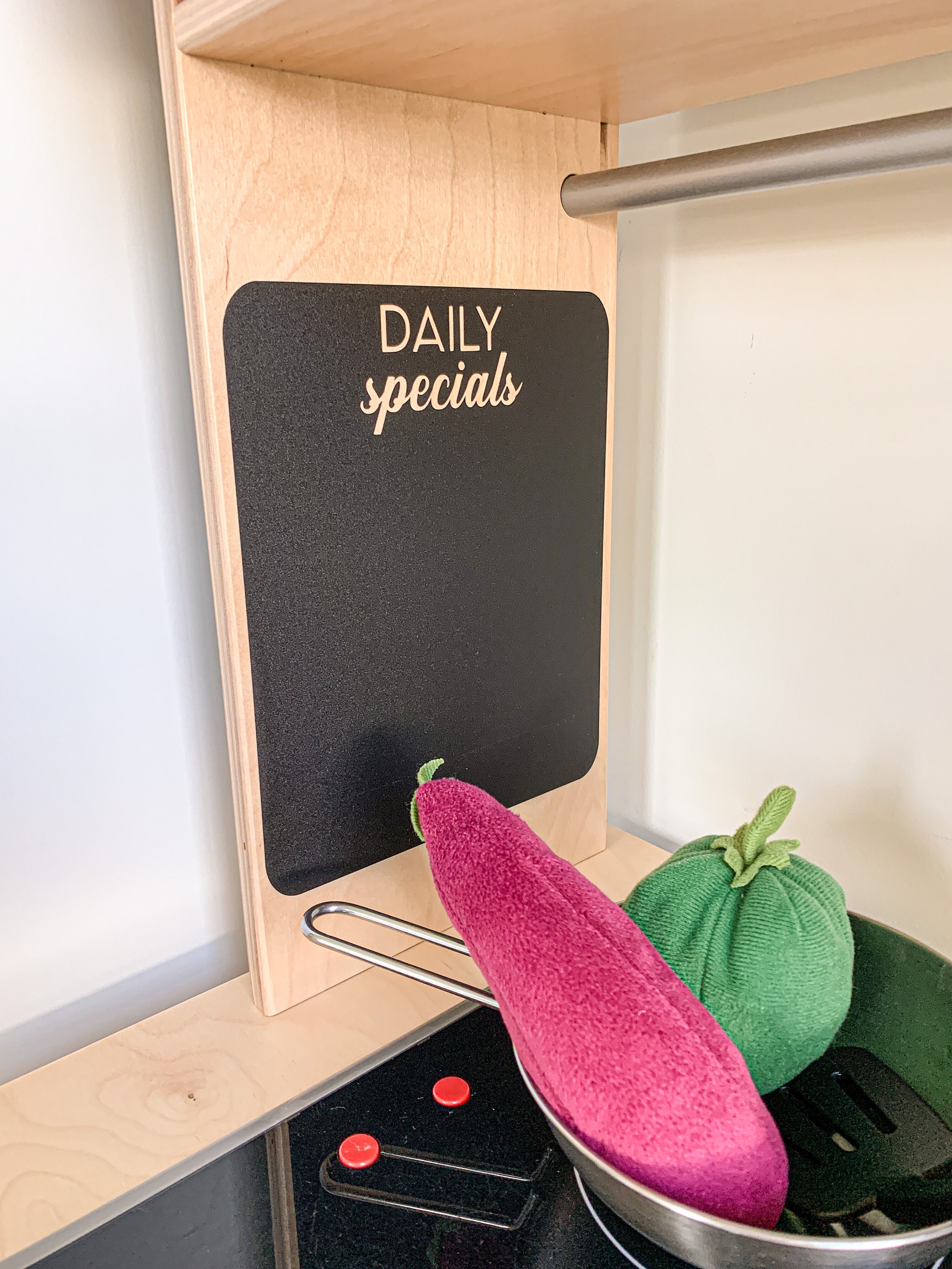 Mini Chalkboard Sticker, Play Kitchen Stickers, 3 Types, Fits on Ikea ...