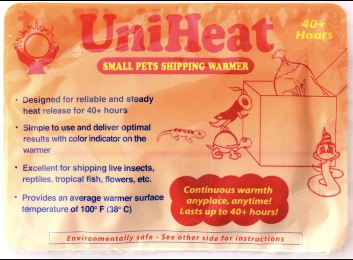 UniHeat Shipping Heat Packs Warmer Fish Aquarium Plants Reptiles 40 Hours UniHeat Shipping Heat Packs Warmer Fish Aquarium Plants Reptiles 40 Hours