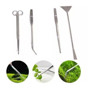 Aquascaping Tools Aquascape Tool Aquarium Fish Tank Tweezers Scissors Tongs Rake