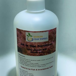 Aquarium Fertilizer Aquatic Fish Tank Plant Fertilizer BIG Bottle 32OZ With Pump