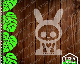 Skeleton Animal Sticker | Skeleton Animal | Skeleton Rabbit | Car Window Sticker | Flask Sticker | Car Decal | Phone Decal