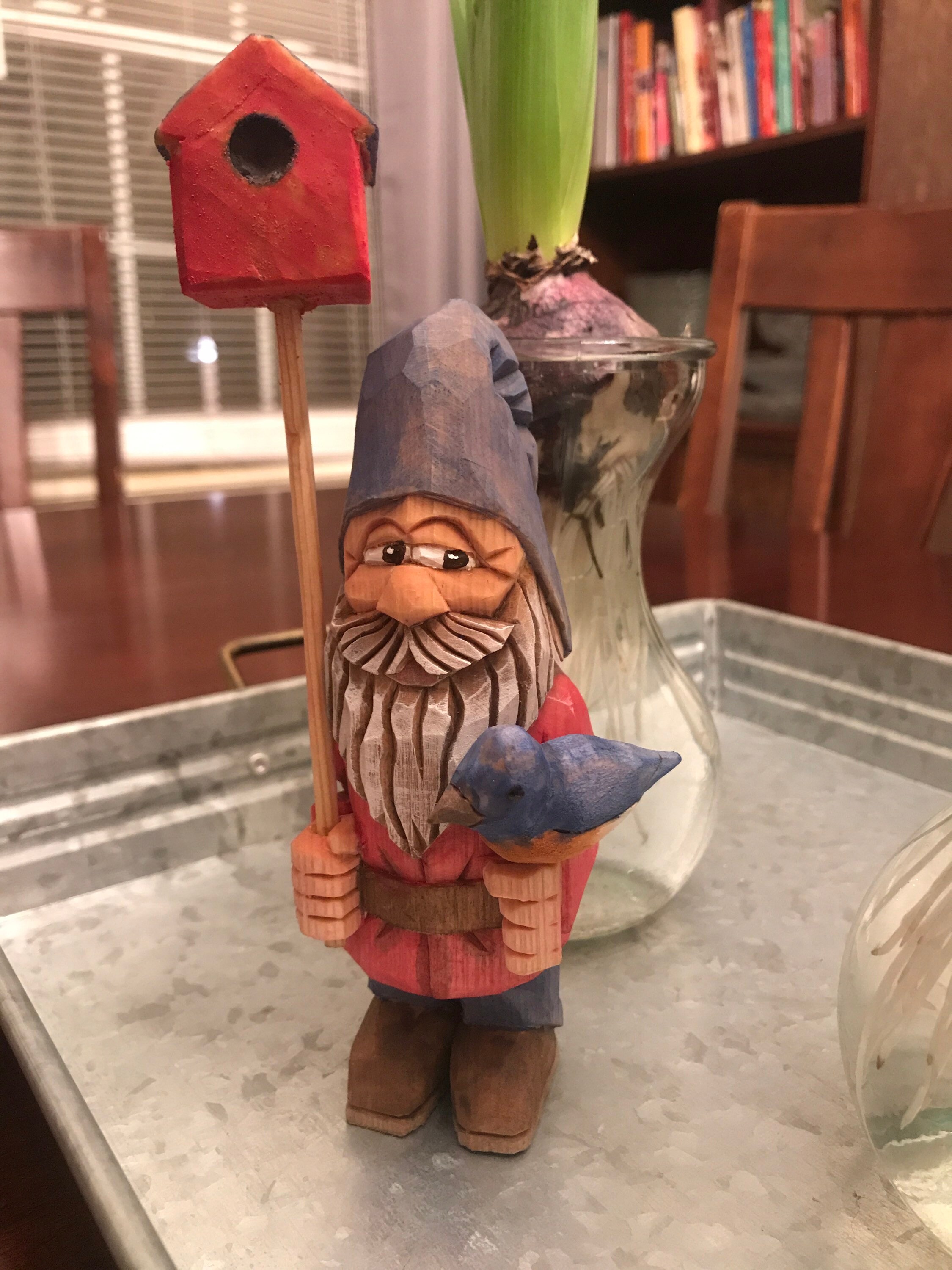 Hand Carved Gnome Etsy