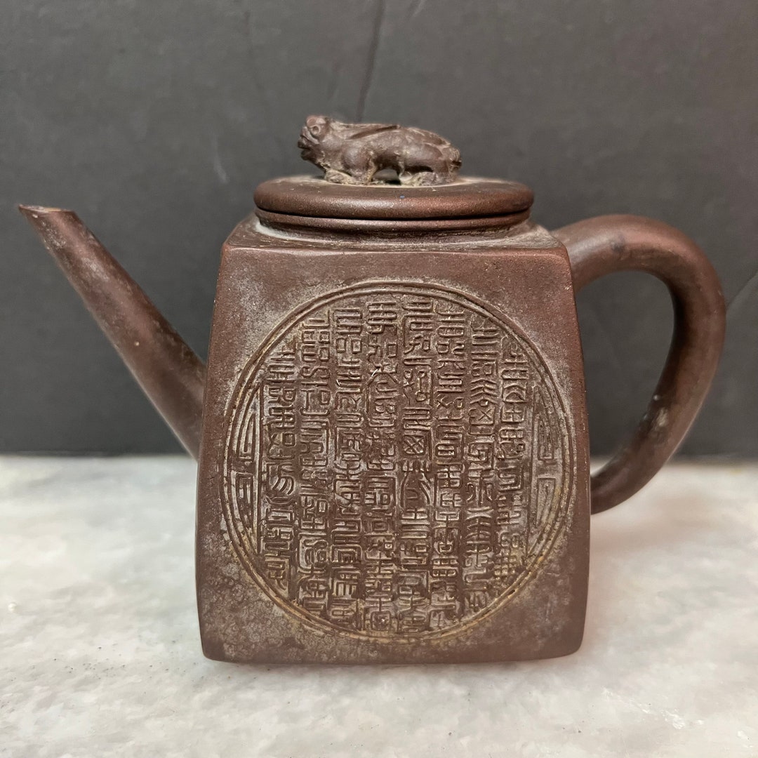 Rare Find Antique Yixing Clay Chinese Teapot Etsy