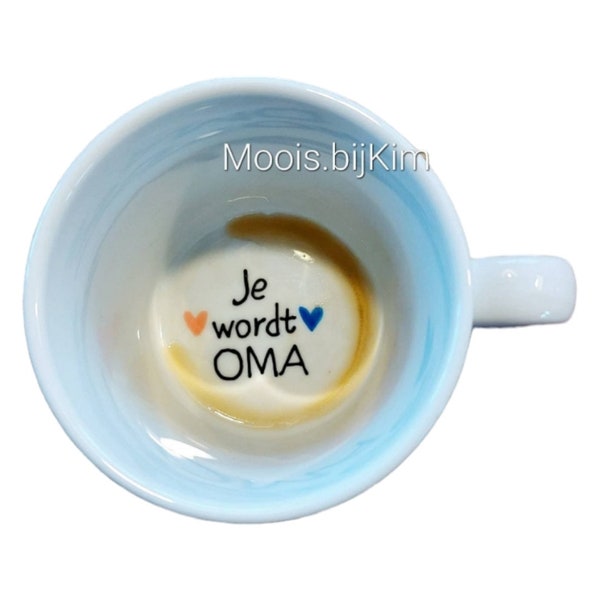 Zwangerschapsaankondiging,Je wordt oma,pregnancy announcement,Ik ben zwanger, bekendmaking, pregnancy reveal,baby op komst- Koffie Mok