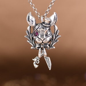 Sterling Silver Rabbit Pendant Charm, Bunny Pendant Charm, Easter Bunny Pendant, Rabbit Jewelry, Animal Jewelry, Easter Gift, Rabbit Gift