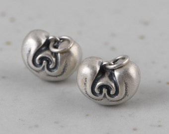 Sterlingzilveren jingle bell-bedel, Good Luck Bell-hangerbedel, Jingle Bell-ketting bedel, zilveren bel-hanger