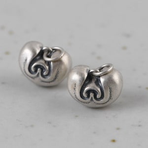 Sterling Silber Jingle Bell Anhänger, Glücksglocke Anhänger Charm, Jingle Bell Halskette Charm, Silber Glocke Anhänger