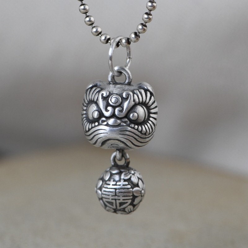 Chinese silver necklace vintage - Etsy 日本