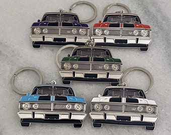 1971 Ford Falcon XY Keyring – Classic Aussie Muscle Car Collectible