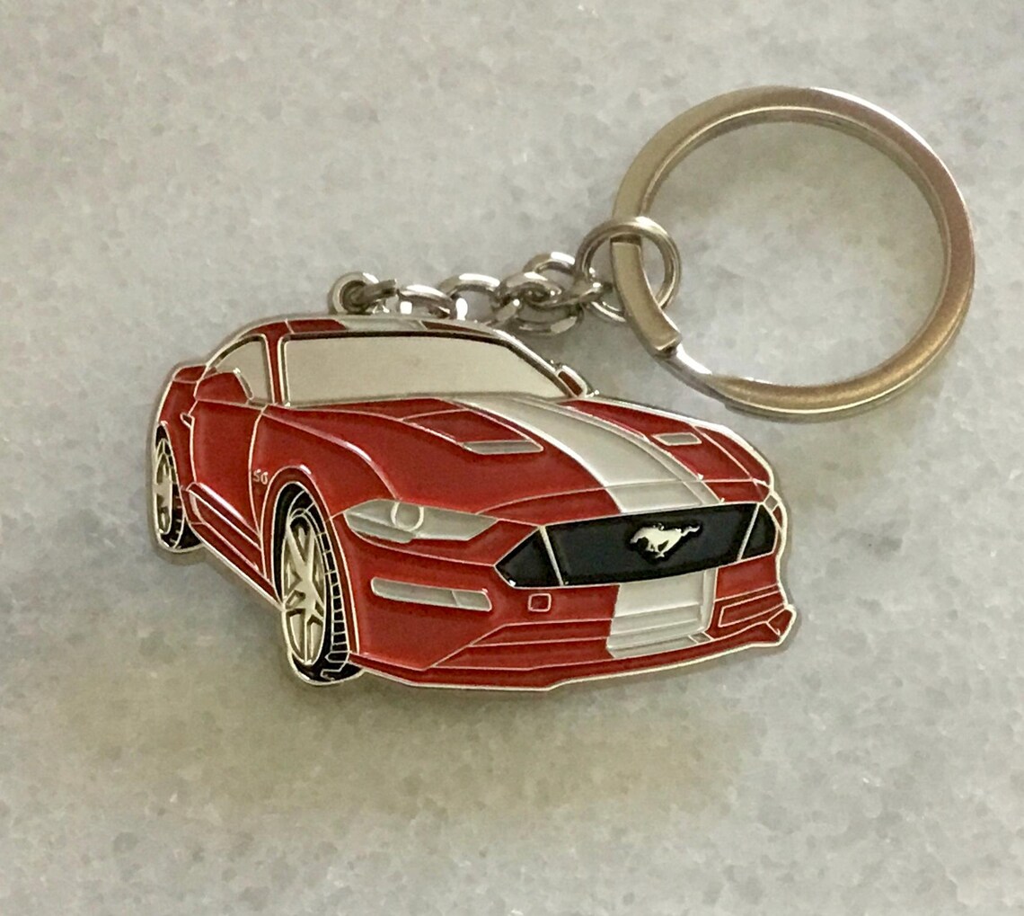 Ford Mustang Gt S550 Keychain | Modern Muscle Car Accessory | Racing ...